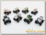 Машина инерционная KLX500-21 Bigfoot Military 4WD (в асс., 8 шт./кор.)