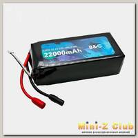 Аккумулятор B&C 22000 MAH 22.2V (6s) 25C (SoftCase, разъем AS150)