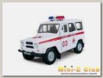 Машина Autotime 'UAZ 31514' скорая помощь 1:36