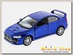 Машина Kinsmart 1:36 Mitsubihi Lancer EV. инерция (1/12шт.) б/к