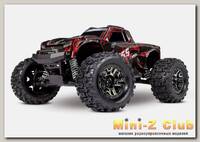 Радиоуправляемый монстр Traxxas HOSS 4X4 VXL 3S (оттененный красный)