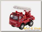 Машина Kinsmart 'Funny Fire Engine pull back action' инерция (1/12шт.) 1:32 б/к