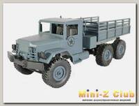 Радиоуправляемая машина MN MODEL военный грузовик (серый) 6WD 2.4G 1/16 RTR