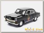 Машина 'АВТОПАНОРАМА' ГАЗ-21 'Волга' 1/24 в/к 26*12*11см, черная