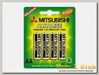 Батарейка Mitsubishi AA LR6G Alkaline (1шт)