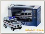 Машина 'АВТОПАНОРАМА' инерц. УАЗ-469 (МЧС) 1/50, в/к 12*7*5,5 см