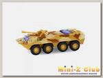 Машина АВТОПАРК 1:54 БТР-80 6549 в ассортименте, свет, звук, инерция (1/12шт.) б/к