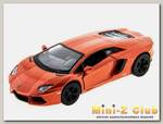 Машина Kinsmart LAMBORGHINI AVENTADOR LP 700-4 инерция (1/12шт.) 1:38 б/к