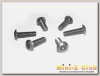Винт с круглой головкой M3x10 под шестигранник, 6шт.