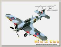Радиоуправляемый самолет Top RC Hurricane зеленый 750мм 2.4G 4-ch LiPo RTF