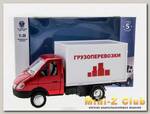 Машина 'АВТОПАНОРАМА' 'ГАЗель' (грузоперевозки) 1/28, в/к 24*14*12 см